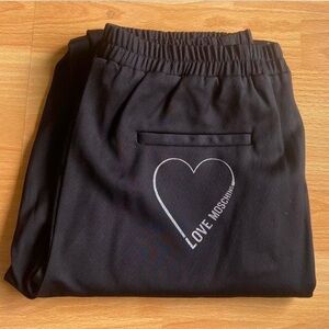 Love Moschino black sweatpants